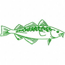Fishes Embroidery Design 6 Fishes Embroidery Design 6